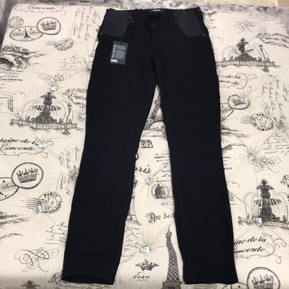 PAIGE Maternity Verdugo Ultra Skinny With Elastic Insets Jeans - Picture 2 of 9